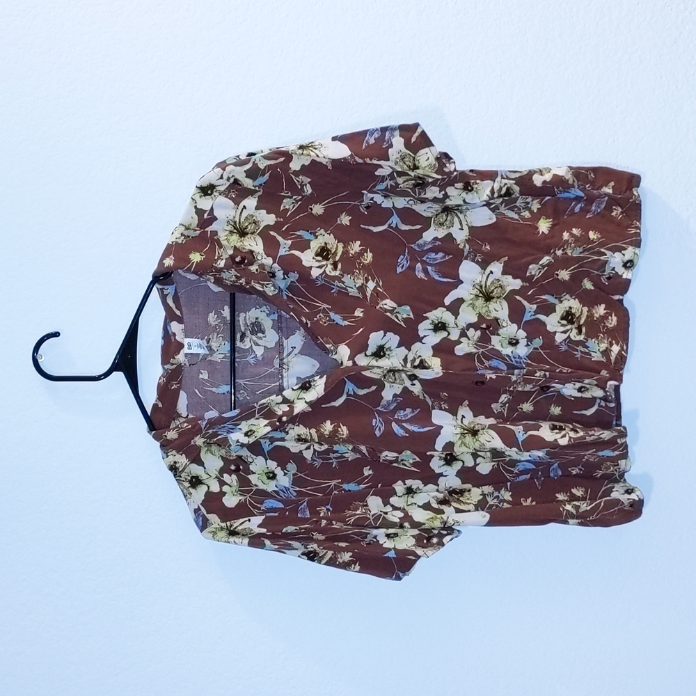 Brass Plum Nordstrom floral blouse